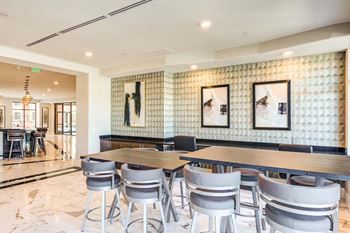 Counter table at The Shirley, Odenton